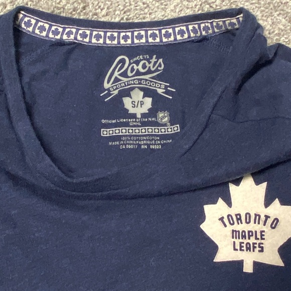 Roots Blue Toronto Maple Leafs LS Tee, S - Picture 12 of 13